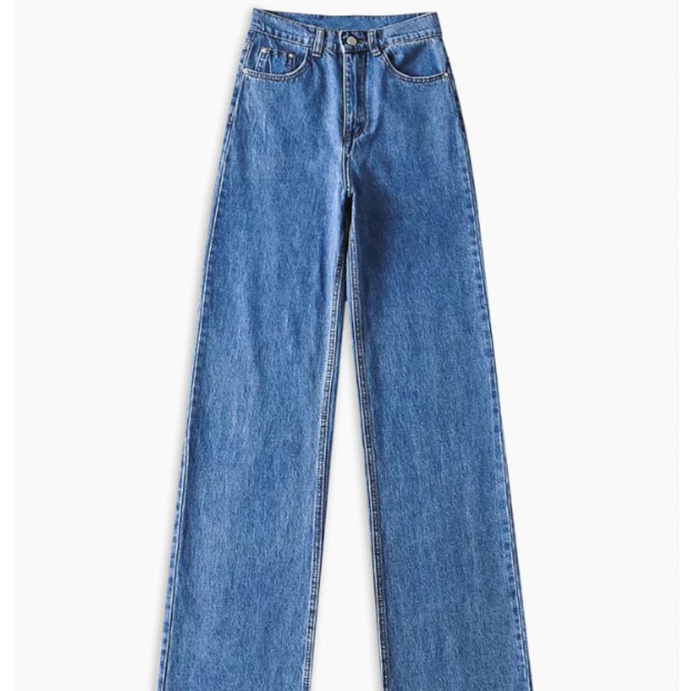 **NEW** Commense Denim Straight Leg Jeans in Navy Blue